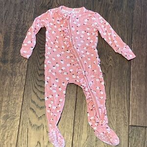 Posh Peanut - ruffled floral pajamas - Sz 3-6